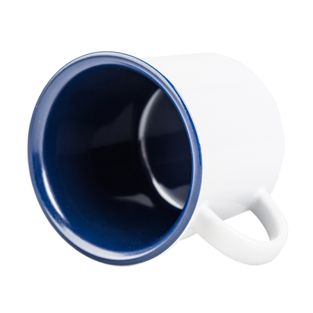 Mug white 250 ml Camper navy blue inside