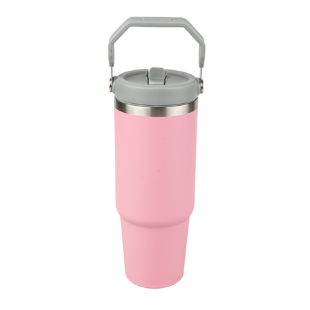 Trip 900 ml steel mug engraved/UV - pink