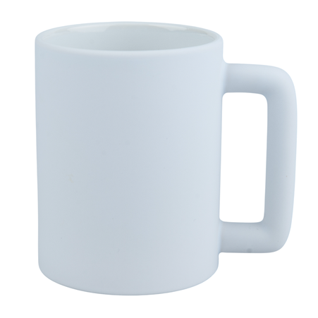 Mug 440 Leo matte white carton 36 pcs.