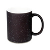 Magic mug matte black - glitter