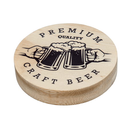 Bamboo opener for sublimation - diameter 8.0 cm