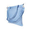 Canvas bag with pockets - blue