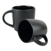 Boston mug for engraving matte black - inner black