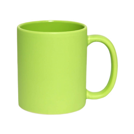 Frosted mug - green carton 36 pcs.