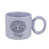 Ravenna mug 400 ml spotted purple carton 36 pcs.