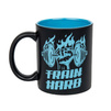 Mug for engraving matte black - inner light blue carton 36 pcs.