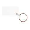 MDF 4MD rectangular key ring 30x55 mm (one-sided) - 10pcs