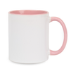 Mug white Combo Standard - handle and inner pink half pallet 432 pcs.