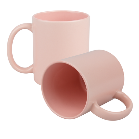 330 ml Flora mug matte pink