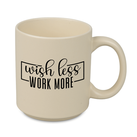 Mug 330 ml light color cream matte carton 36 pcs.