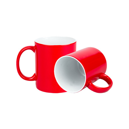 Kubek Magic - czerwony matowy - wyprzedaż !