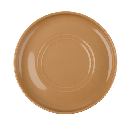 Plate - cup saucer Macaroni brown