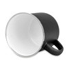 Magic enamel steel mug black