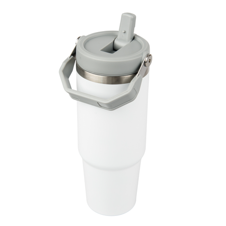 Kubek stalowy Trip 900 ml - biały