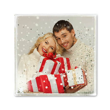 Water frame 10x10- silver glitter (set of 6 pieces)