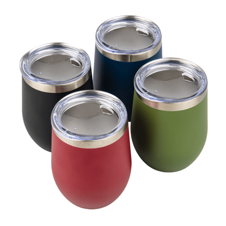 Kubek stalowy do graweru Wine Cup - zielony