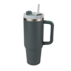 Travel 1200 ml steel mug Travel 1200 ml engraved/UV - dark grey