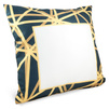 Photo soft pillowcase - pattern Golden zigzags