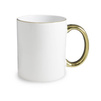 White mug - rim and handle gold carton 36 pcs.