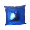 Sequin pillowcase - blue/white - sale !
