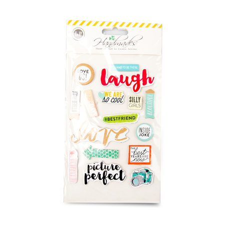 Scrapbook album - decorative stickers (words/characters)