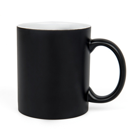 Mug for engraving matte black - inner white carton 36 pcs.