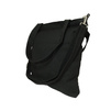 Canvas bag with pockets - black