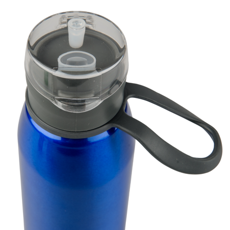 Aluminiowa butla 650 ml Fit - niebieska metalic