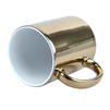 Gold metallic mug - shiny