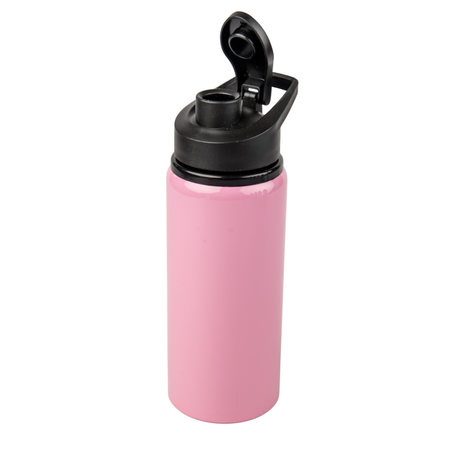 Aluminum bottle 600 ml Active Flip Top - pink set of 5 pcs.