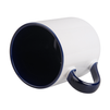 Coffee mug 330 ml combo - handle and inside navy blue