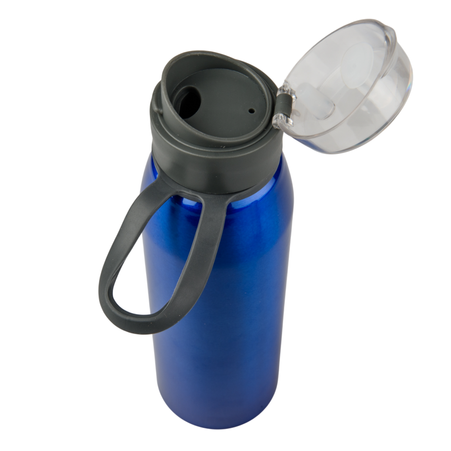 Aluminiowa butla 650 ml Fit - niebieska metalic