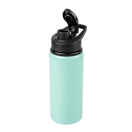 Aluminum bottle 600 ml Active Flip Top - green set of 5 pcs.