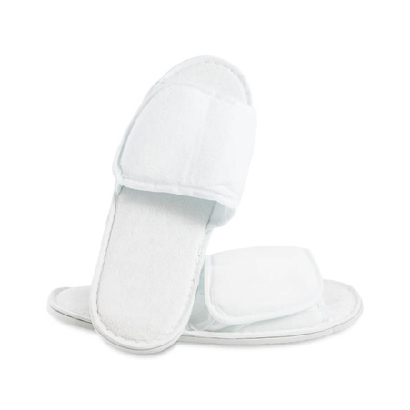 White terry cloth hotel flip-flops - sale !