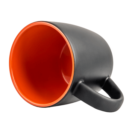 Boston mug for engraving matte black - inner orange carton 36 pcs.