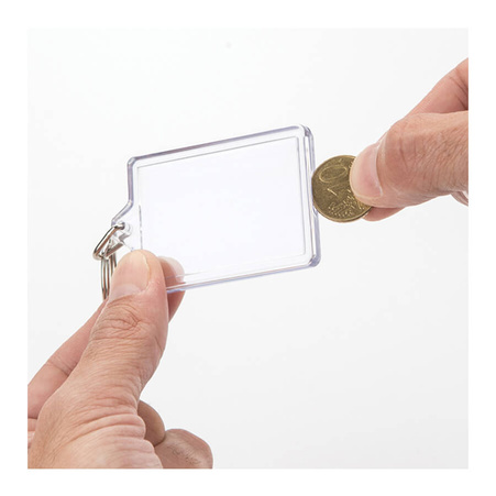 CR_OP acrylic key ring - 35x50 mm (kpl. 5 pcs.)