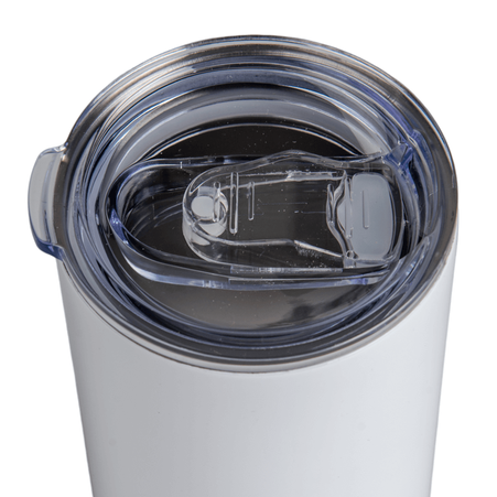 Stalowa termobutla 500 ml z korkowym spodem biała