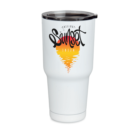 Rocco steel mug 900 ml white