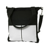 Canvas bag with pockets - black