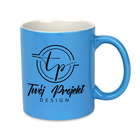 Mug light color blue