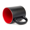 Mug for engraving matte black - inner red cardboard 36 pcs.