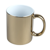 Gold metallic mug - shiny
