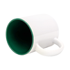 Standard white mug - inner green