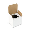 Cardboard packaging for Latte cups small with insert / full - white (set of 10 pcs)