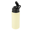 Aluminum bottle 600 ml Active Flip Top - yellow set of 5 pcs.