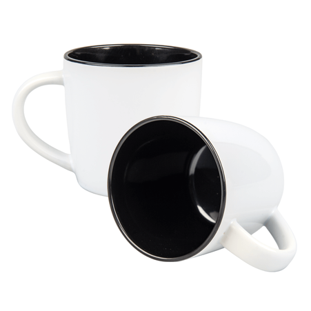 Boston mug for sublimation white - inside black