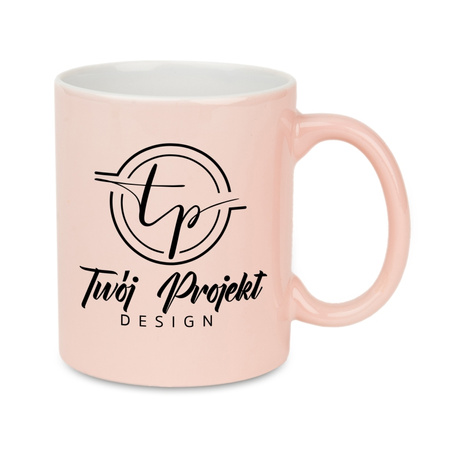 Mug light color pink