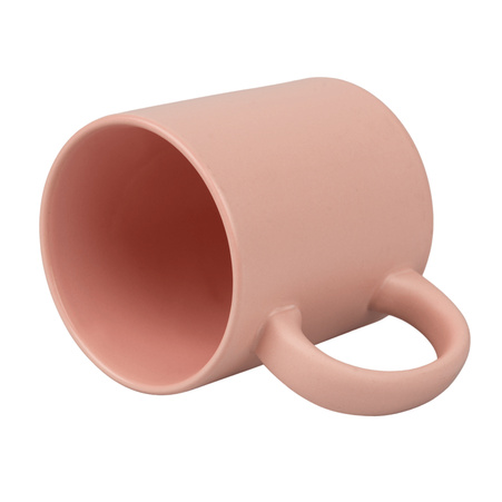 Mug 330 ml light color pink matte carton 36 pcs.