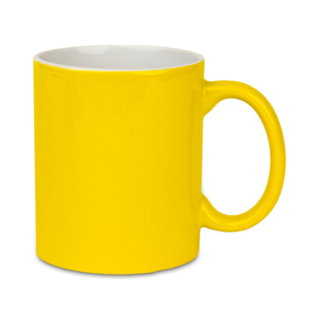 Mug light color yellow carton 36 pcs