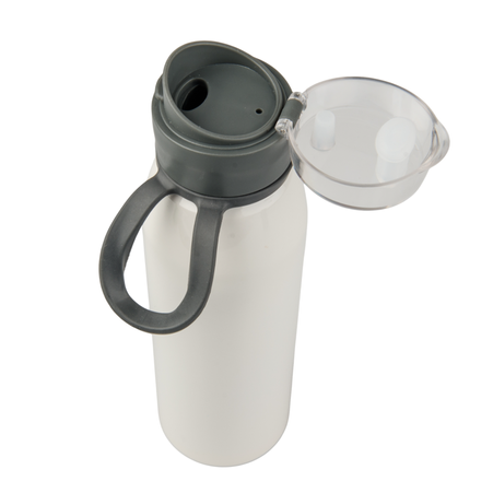 Aluminum 650 ml Fit bottle - white
